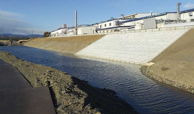 河川工事イメージ